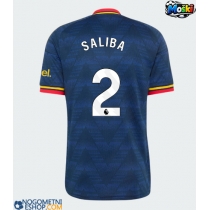 Moški Nogometni dresi Arsenal William Saliba #2 Gostujoči 2026-27 Kratek Rokav
